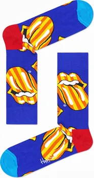 Pánské ponožky Happy Socks Rolling Stones Tumbling Stripes Blue/Orange 36-40