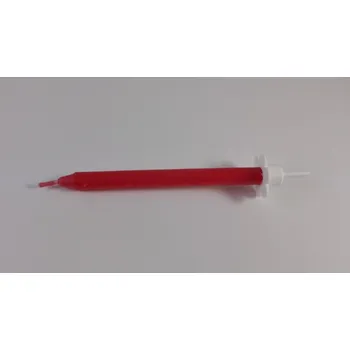 Svíčka Svíčky dort. s držáčky 15ks-červené O8mm, délka 95mm