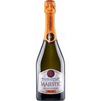 Víno Majestic set šumivé víno polosuché 2017 0,75 l Vinofol Novosedly
