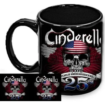 Cinderella - hrnek černý