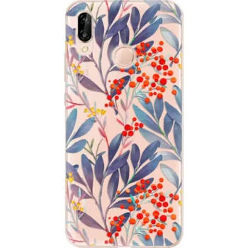 Pouzdro na mobilní telefon Silikonové pouzdro iSaprio - Huawei P20 Lite - Rowanberry (Odolný silikonový kryt, obal, pouzdro iSaprio - Huawei P20 Lite - Rowanberry - skvělá ochrana a pružnost, stylový UV potisk, lehkost, tiskne se v České republice)