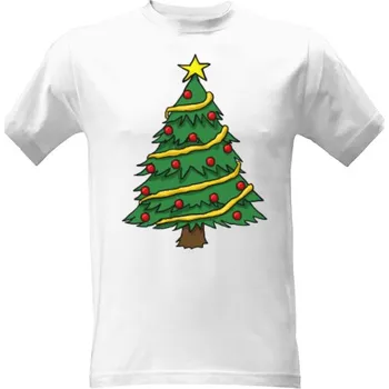 Pánská móda Tričko s potiskem Vánoční triko se stromkem! pánské