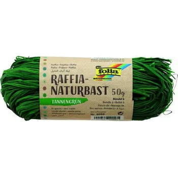 Folia Přírodní lýko 50g - zelené tmavé