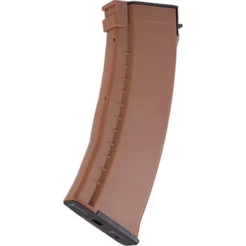E&L Zásobník stylu AK74 na 120 ran - tlačný, hnědý