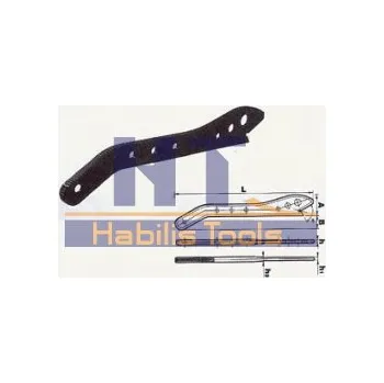 Posuvka k pile 420mm - plast, černá