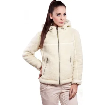 Dámská zimní bunda z ovčí vlny - Adventure, Barevné varianty Bílá, Velikosti XL 200-100-00214