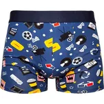 Good mood GMMT902 pánské veselé boxerky kino Barva: modrá, Velikost: M