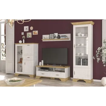 Obývací stěna Casarredo Sestava SCORDIA barva barva borovice andersen/zlatý dub