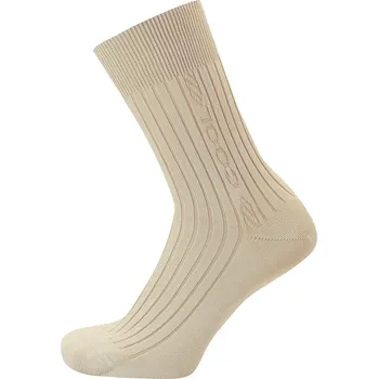 Pánské ponožky KNITVA Funkční ponožky se stříbrem a cool efektem KAREL béžová světlá 37