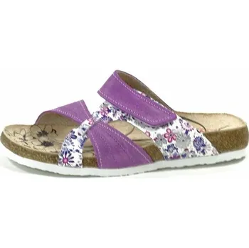 Dámská zdravotní obuv Sante zdravotní obuv *Santé N/00520/5/075/15K dámské kožené zdravotní pantofle fialové Tabulka dámských velikostí: 38