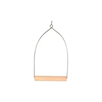 Pro ptáka Dřevěná houpačka závěsná 10×22cm