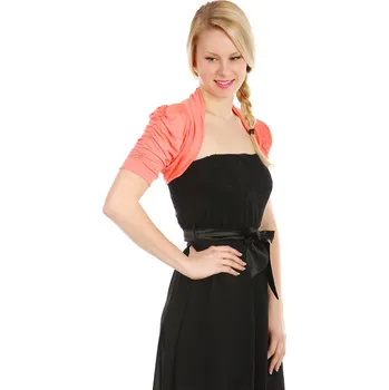 Bolerko Glara Dámské společenské bolerko s krátkým rukávem přes šaty 516249