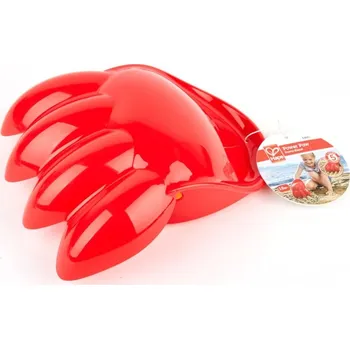 autíčko HAPE Hračka na písek Drápy červené