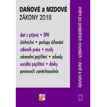 Daňové a mzdové zákony 2018 - Poradce (2018, brožovaná)