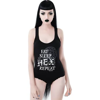 Dámské pyžamo tílko dámské - Hex & Repeat - KILLSTAR - KSRA001910 - XL