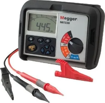 Revizní přístroj Megger MIT330 měřič izolačního odporu a spojitosti