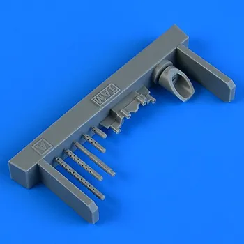 Plastikový model Quickboost 1/48 P-38F/G Lightning gun barrels - type A (Tamiya)