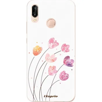 Pouzdro na mobilní telefon Silikonové pouzdro iSaprio - Huawei P20 Lite - Flowers 14 (Odolný silikonový kryt, obal, pouzdro iSaprio - Huawei P20 Lite - Flowers 14 - skvělá ochrana a pružnost, stylový UV potisk, lehkost, tiskne se v České republice)