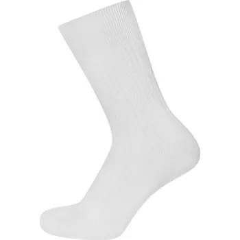 Dámské ponožky KNITVA Dámské bavlněné ponožky se vzorkem - velikost 37 bílá 37