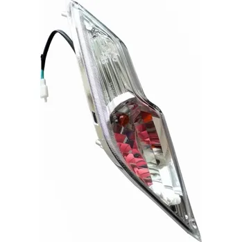 Osvětlení pro motocykl Blinkr přední pravý Kymco Dink Yager GT 50-125 (07-) komplet průsvitný