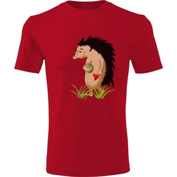 Pánská móda Tričko s potiskem Zamilovaný ježek pánské