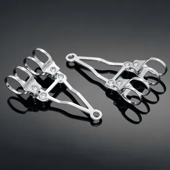 Osvětlení pro motocykl Highway Hawk H68-1583 Držáky Triangle boční chrom - Chrom