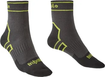 pánské ponožky Bridgedale Storm Sock LW Ankle šedé