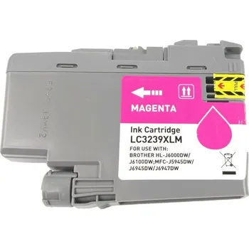 Počítačové příslušenství Inkoustová kazeta - BROTHER LC-3239XLM - magenta - kompatibilní