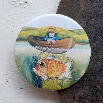 Dekorativní magnet Zuzana Honsová Zlatá ryba magnet 56 mm