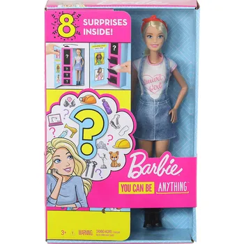Panenka Mattel Barbie MOŘSKÁ VÍLA A TŘPYTIVÝ SLIZ PANENKA A POVOLÁNÍ S PŘEKVAPENÍM