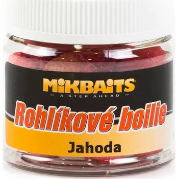 Mikbaits Rohlíkové boilie 50 ml, jahoda