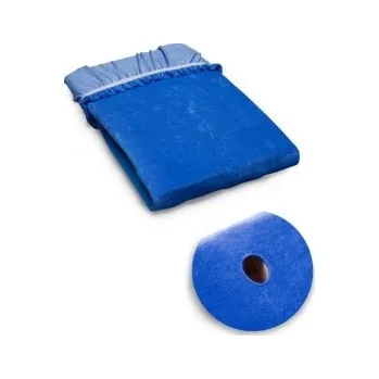 Prostěradlo PINO Napínací prostěradlo s otvorem na obličej, 195 x 65 cm, tmavě modré