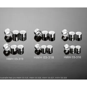 Šroub Highway Hawk H03-326 Krytka šestihran M6 10mm chrom 10ks - Chrom