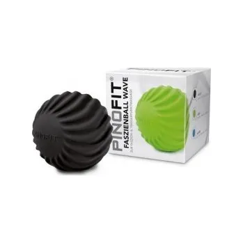 Gymnastický míč PINO PINOFIT® Fasciální míček s vlnami, černý