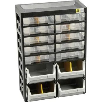 Allit 458140 Skříňka na malé části VarioPlus Basic> D <21, sw / gb