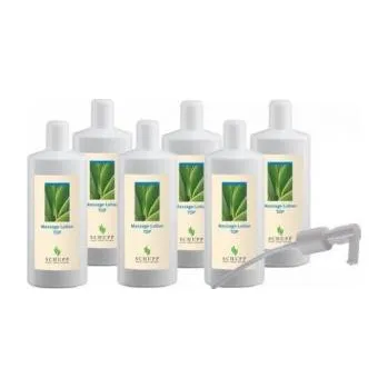 Masážní přípravek Schupp Masážní emulze Top, 6 x 1000 ml s dávkovačem