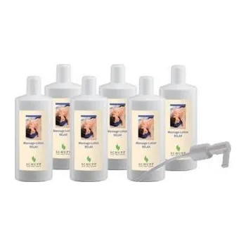 Masážní přípravek Schupp Masážní emulze Relax, 6 x 1000 ml s dávkovačem