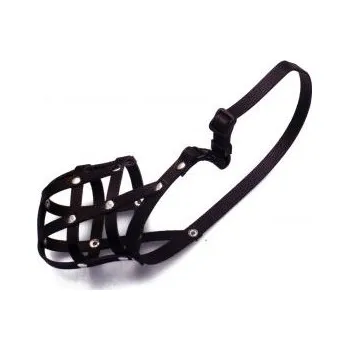 Náhubek pro psa B&F Kožený náhubek Pudl hnědý