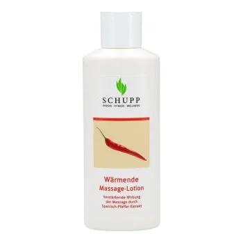 Masážní přípravek Schupp Hřejivá masážní emulze, 200 ml