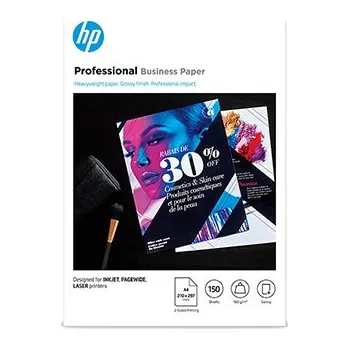 Fotopapír HP PROF BIZ FSC, papír, lesklý, bílý, A4, 180 g/m2, 150 ks, 3VK91A, nespecifikováno