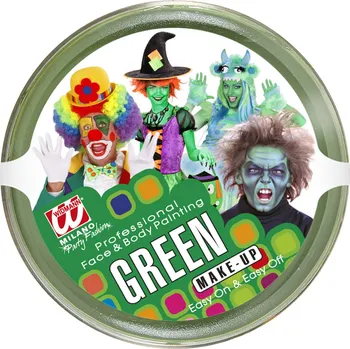 Karnevalový doplněk Make up - zelený