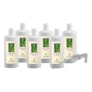 Masážní přípravek Schupp Masážní emulze Neutral, 6 x 1000 ml s dávkovačem
