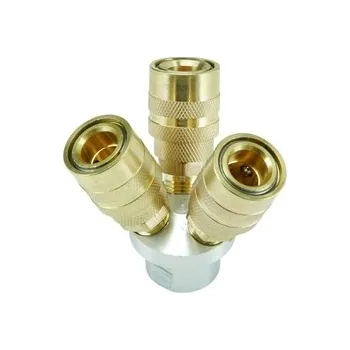 Hadicová spojka Roztrojka RWS12 ES - G1/2" s rychlospojkami