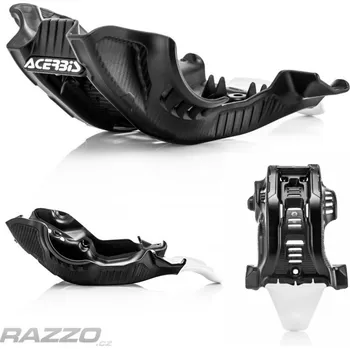 Velký kryt motoru Acerbis Skid Plate KTM SXF250 SXF350 Husqvarna FC250 FC350 19-22 Black White