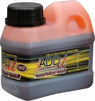 Návnadové aroma Starbaits Dip Add'IT Complex Oil 500 ml Indian Spice