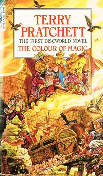 Cizojazyčná kniha The Colour of Magic: The First Discworld Novel - Terry Pratchett (1985, brožovaná bez přebalu matná)
