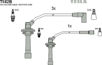 Zapalovací kabel Tesla T582B