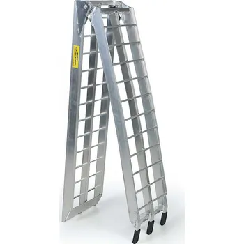 Zajišťovací klín kola Skládací hliníkový nájezd s nosností až 340 kg (TrueTech)