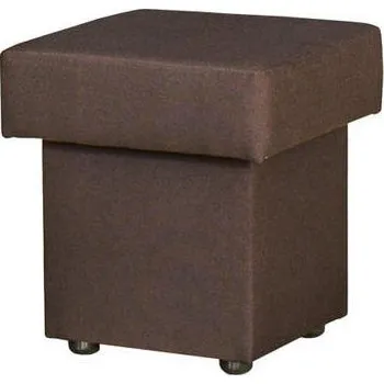 Taburet Taburet v hnědé látce TPU-S1, 38 x 41 x 38 cm, skladem