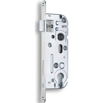 zadlabací zámek Zámek zadlabací 02-04 C, rozteč 90 mm, zádlab 60 mm, čelo 18mm (Zámek zadlabací vložkový, s převodem, dvouzápadový. Rozteč 90mm, zádlab 60mm, čelo 18mm Pro cylindrickou vložku.)